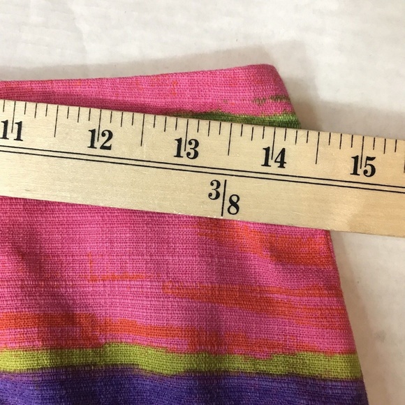 BEAUTIFUL Multi Coloe Petite Ann Taylor Size 2P Knee Length SKIRT N - Picture 5 of 6